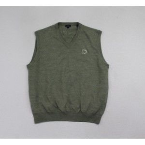 Jack Nicklaus Men Brown Sweater Vest Sleeveless Size Large